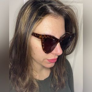 Stella McCartney 55mm Leopard Print sunglasses.